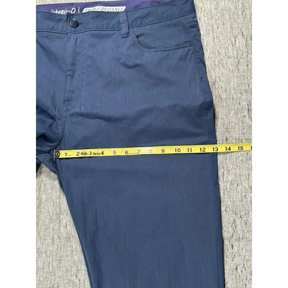 Johnnie O Marin Prep-Formance Pants Mens 40x32 High Tide 5-Pocket Stretch